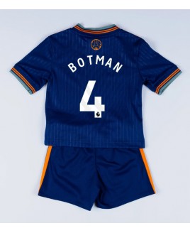 Günstige Newcastle United Sven Botman #4 3rd trikot Kinder 2025-26 Kurzarm (+ Kurze Hosen)